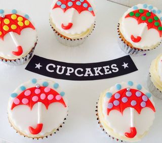 umbrella cupcakes 