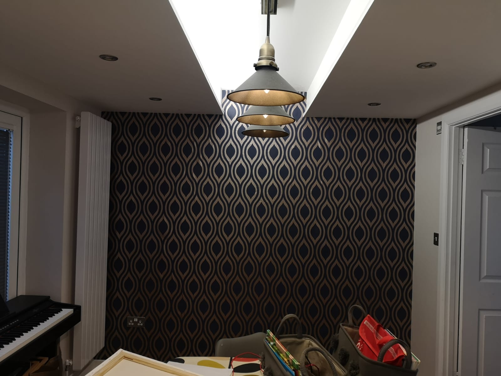 wallpaper hanging