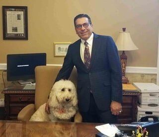 Mike Ellis & His Dog Louie — Lawyers Terre Haute, IN Mike Ellis & His Dog Louie — Lawyers Terre Haute, IN