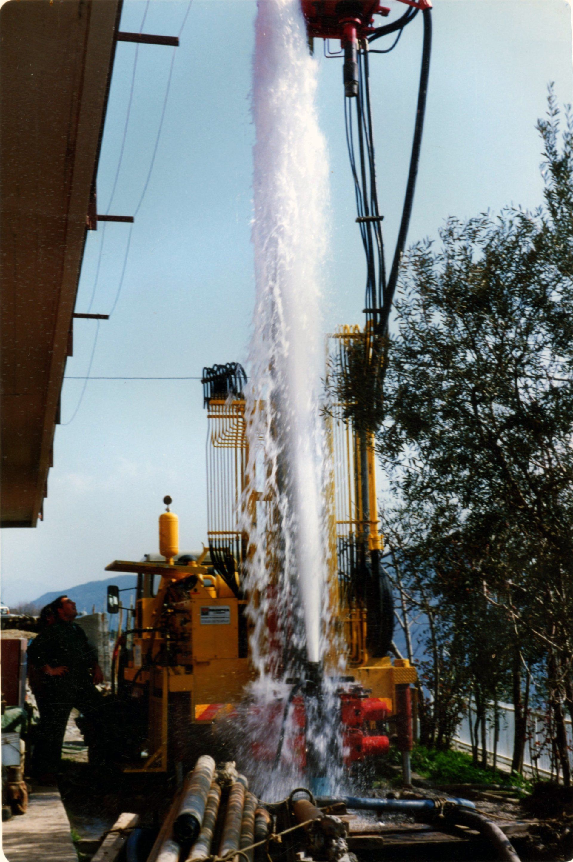 getto d'acqua ad alta pressione