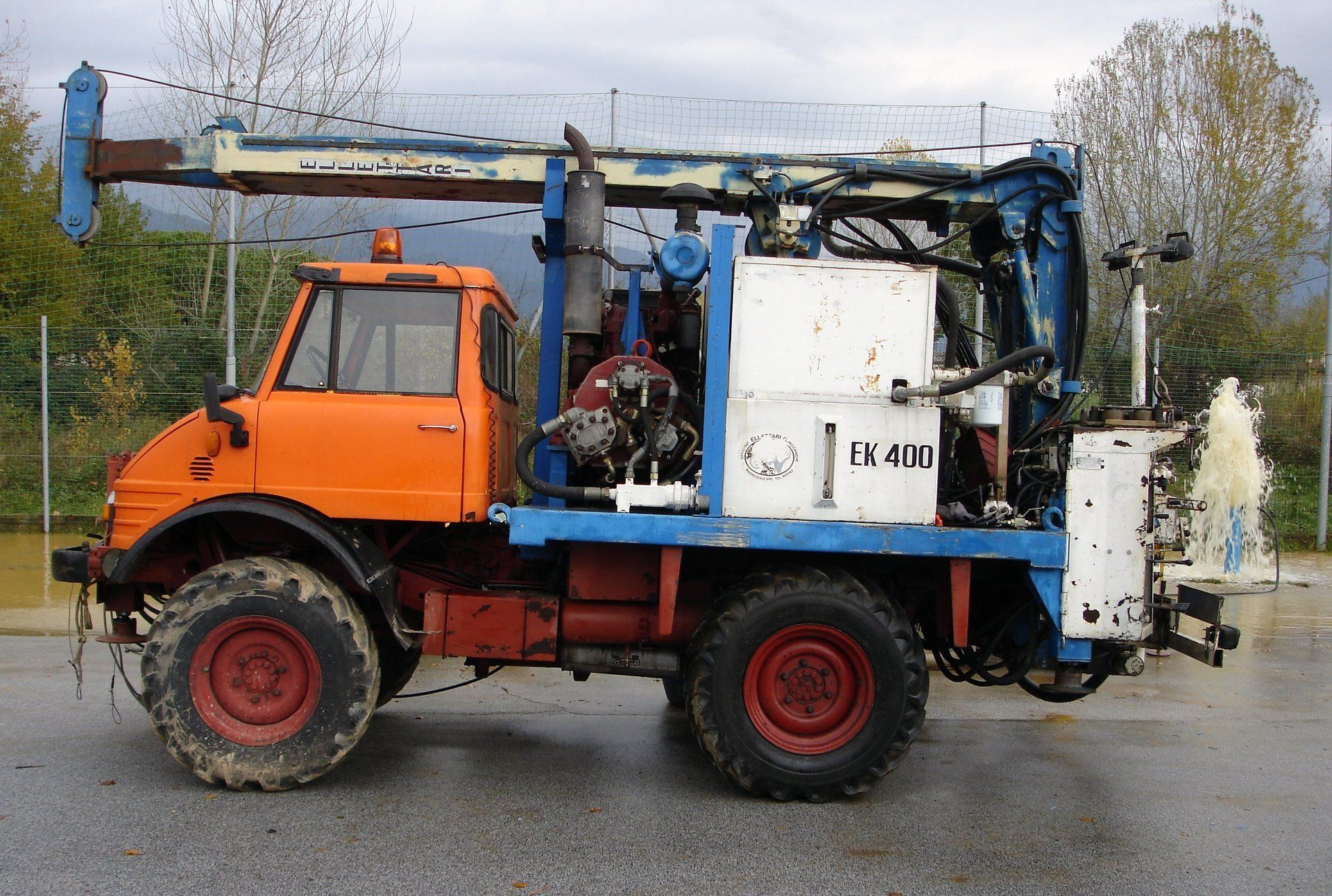 camion per trivellazioni