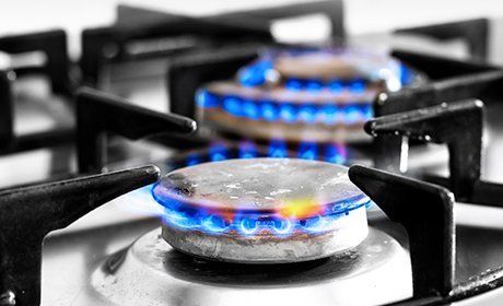 Gas cooker installation
