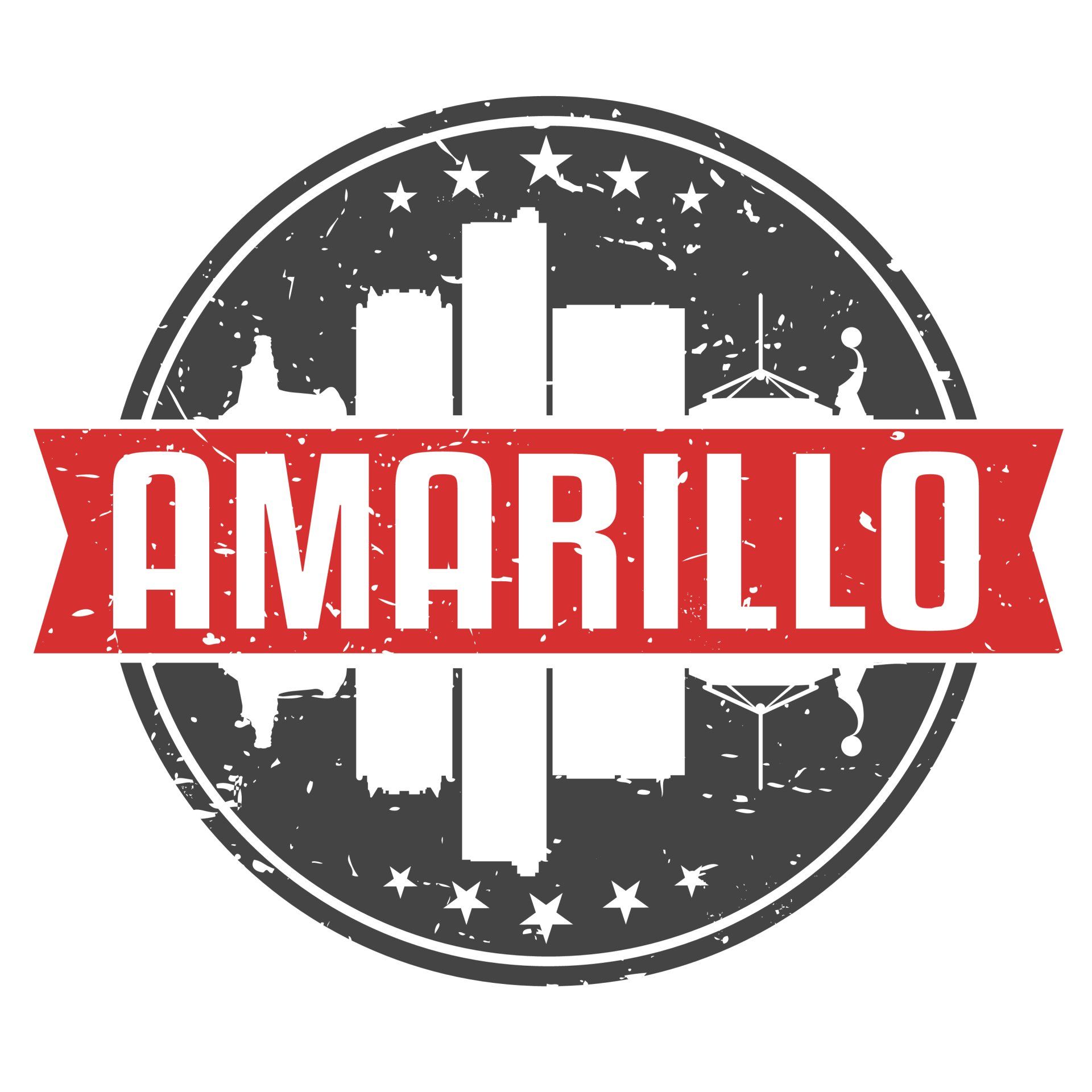 A stamp with the word amarillo on it