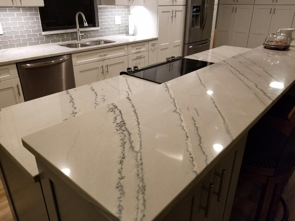 White Granite Kitchen Tops — Palm Harbor, FL — Tarpon Marble, Inc.