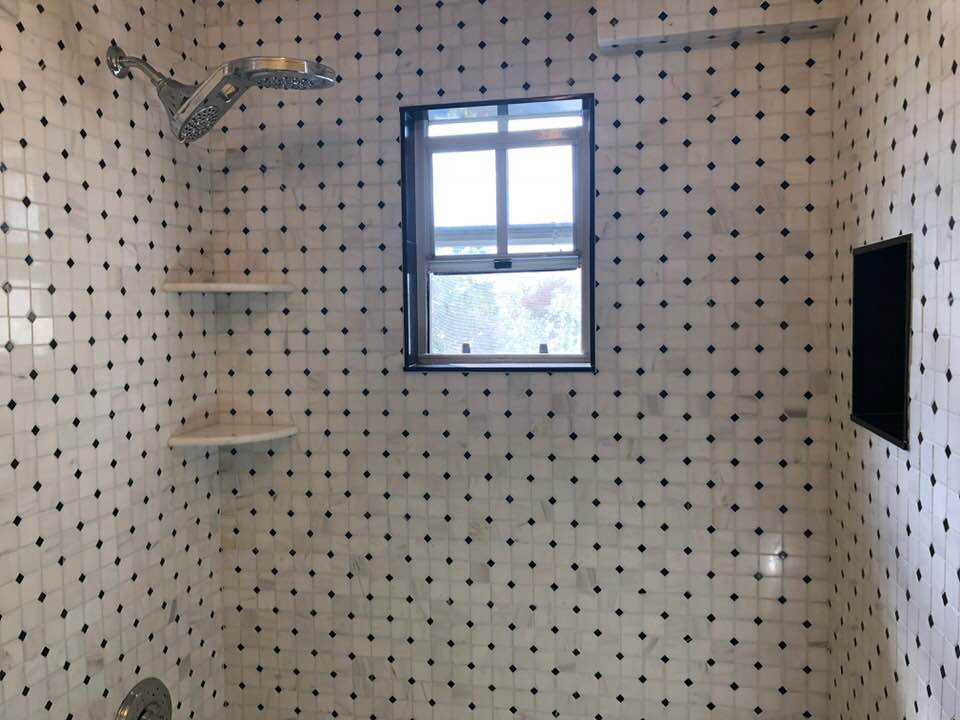 Spacious Shower Area — Palm Harbor, FL — Tarpon Marble, Inc.