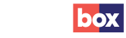 A red and blue box logo on a white background