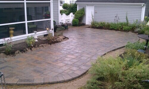 Brick pathway in North Attleboro, MA