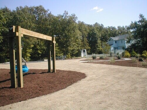 Backyard swing in North Attleboro, MA