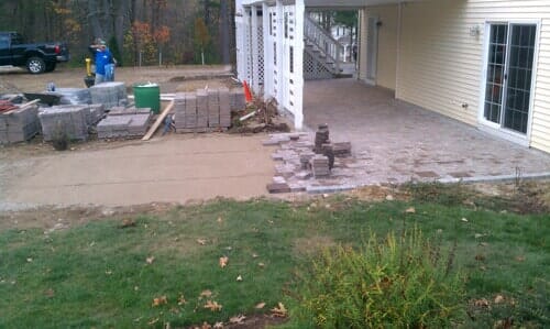 Porch build in North Attleboro, MA