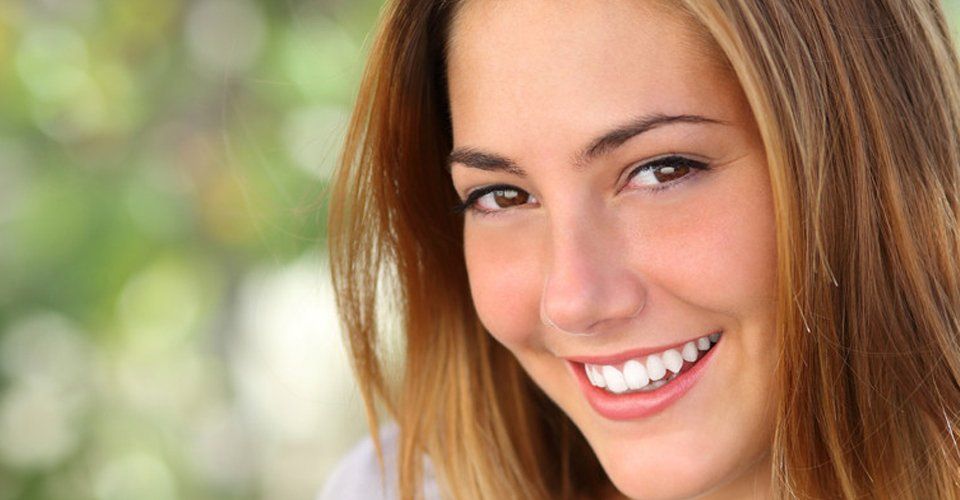 Shining teeth