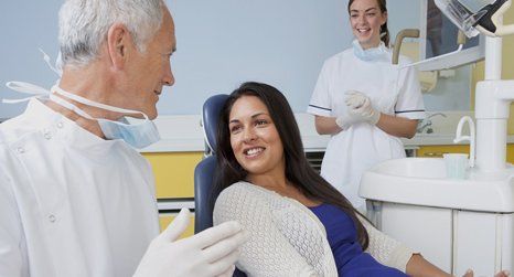 dentist and patient