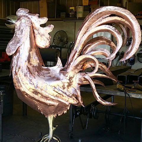 Custom Iron Works — Custom Iron Rooster Display in Idaho Falls, ID Custom Iron Works — Custom Iron Rooster Display in Idaho Falls, ID