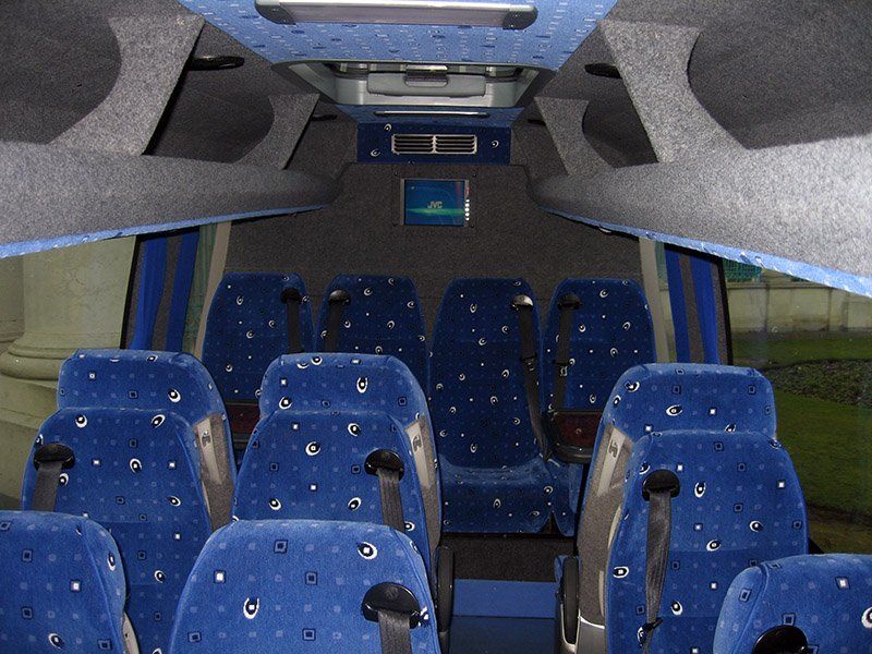 Minibus's interior example 1