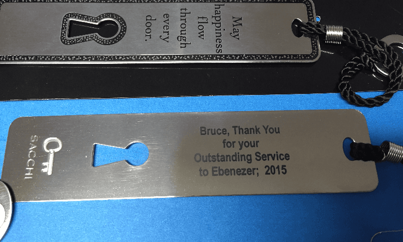 stainless steel bookmark gift promo library read