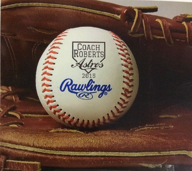 Engraved baseball for coach appreciation gift