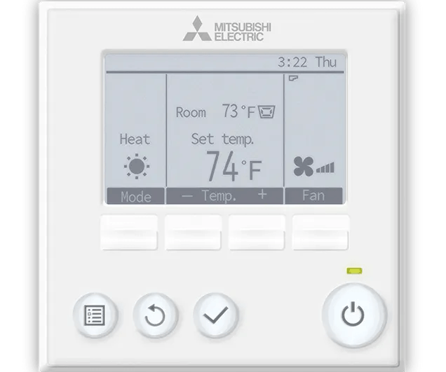 Wall-Mounted Wired Control - Mitsubishi Ductless