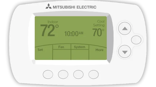 Wall-Mounted Wireless Control - Mitsubishi Ductless