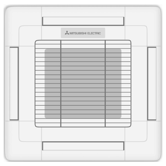 Ceiling Cassette - Mitsubishi Ductless