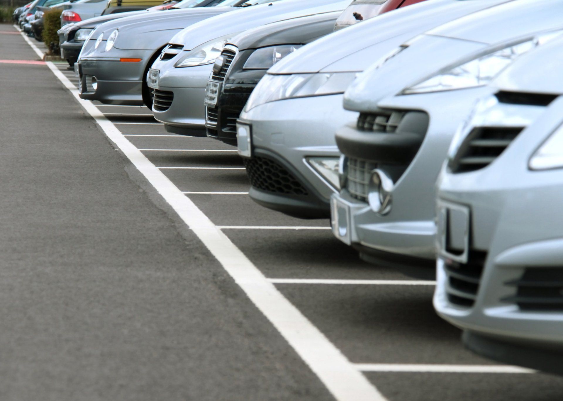 Commercial Asphalt Striping Service  — Parking Lot with Striping Lines and in Omaha, NE