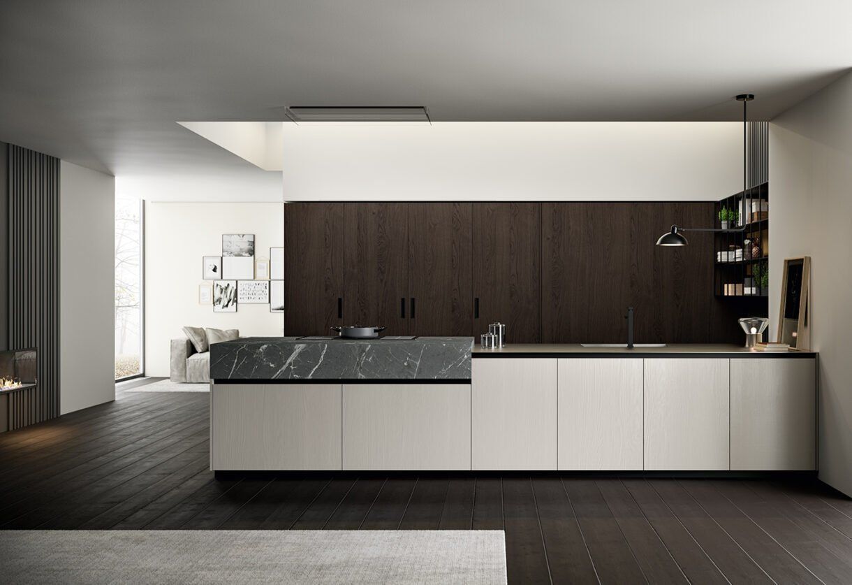 cucina con isola