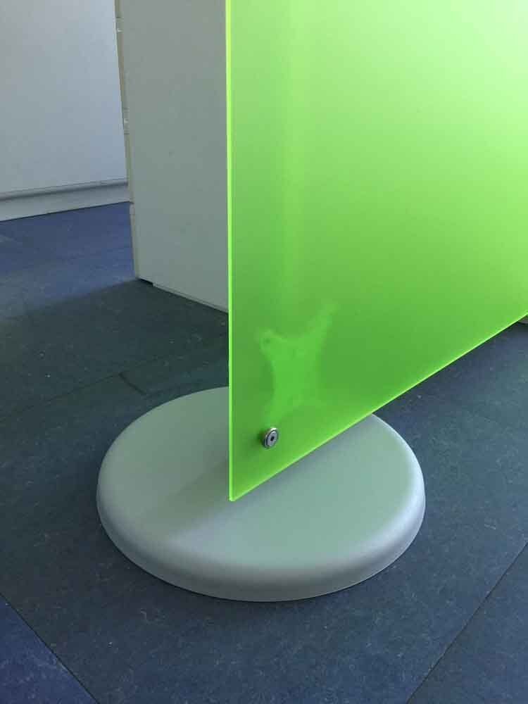 pareti componibili accessori base tonda