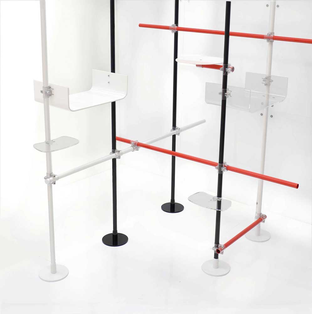 sistema per arredamento negozi componibile