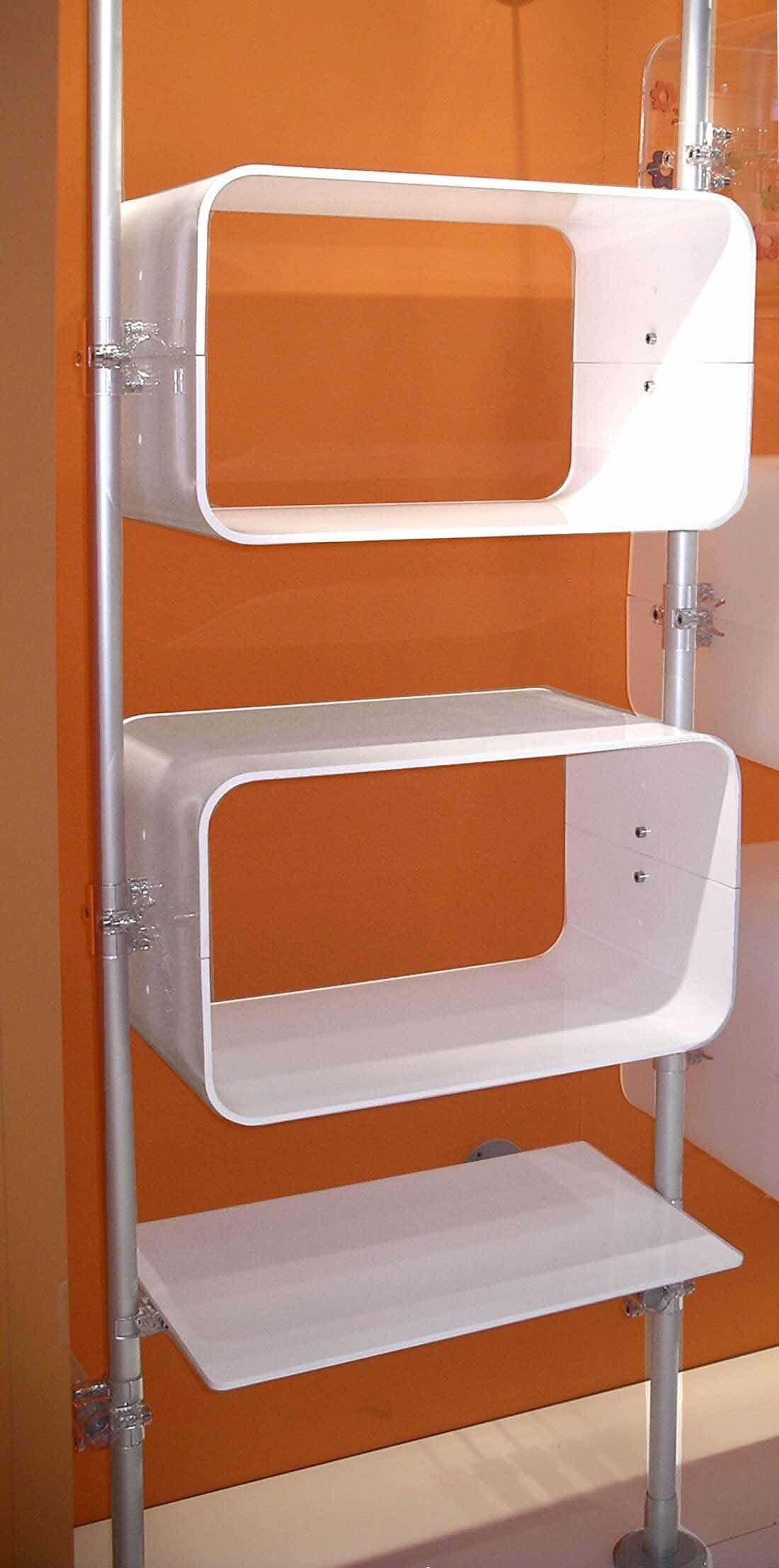 scaffalatura componibile per negozi
