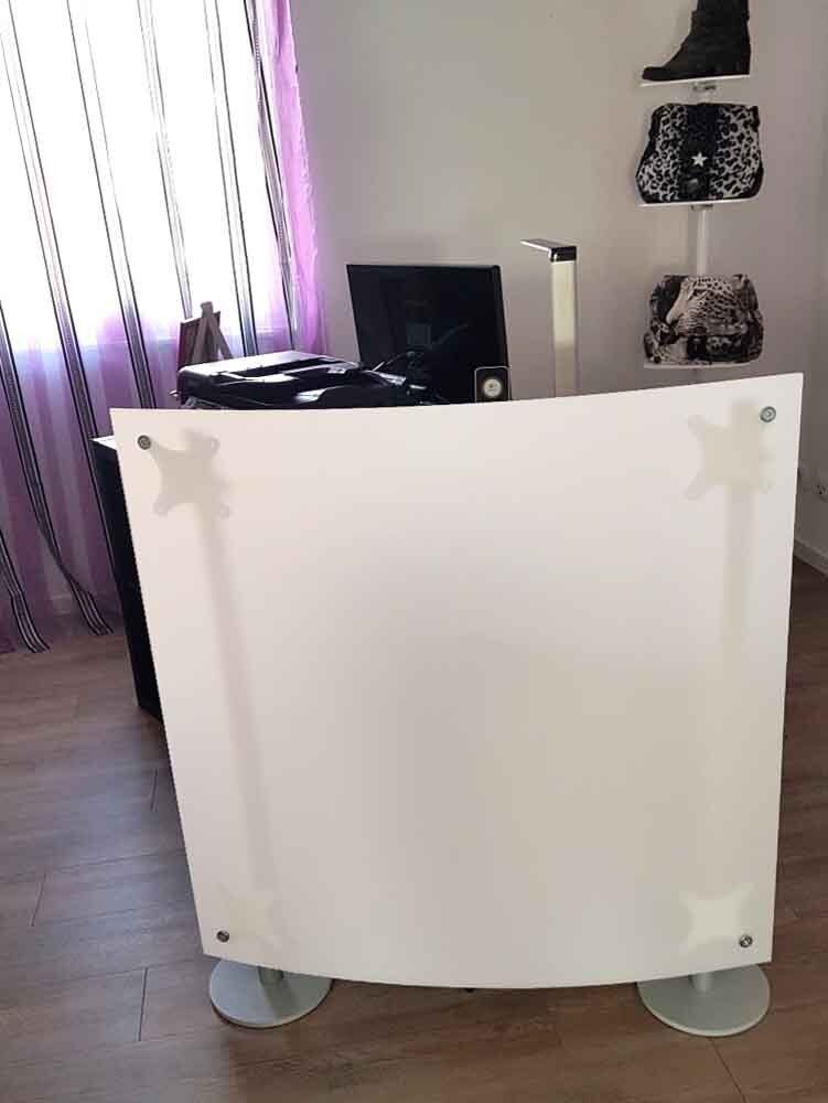 paretina curva bassa colore bianco