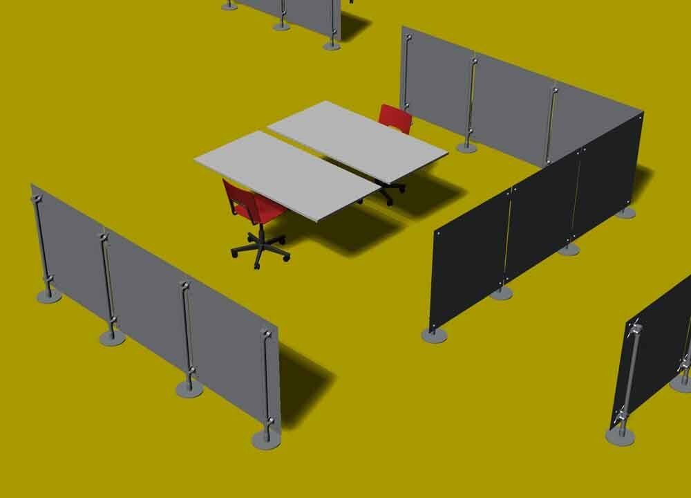 pannelli divisori per scrivanie ufficio