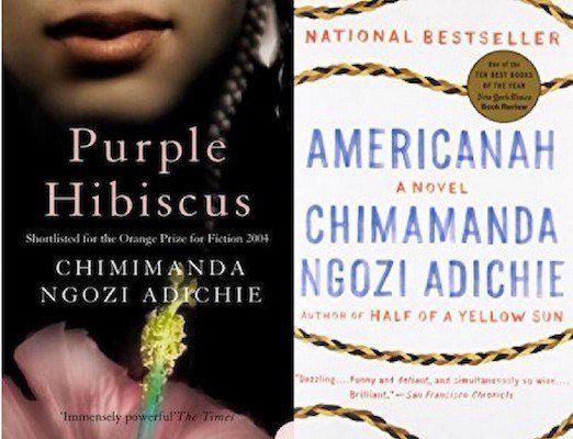 two books purple hibiscus and americanah by chimamanda ngozi adichie