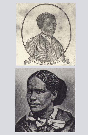 a black and white photo of a man and a woman