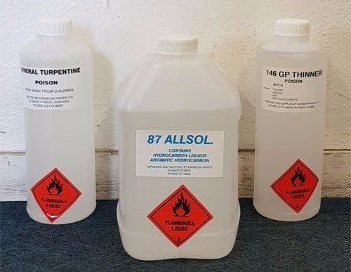 Solvents for all your paint thinning requirements