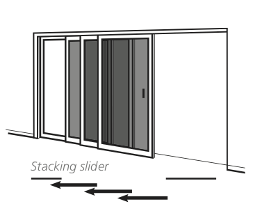 Stacking Security Door Types Stacking Security Door Types
