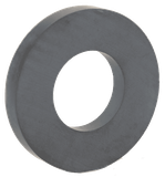 A black rubber ring with a hole in the middle