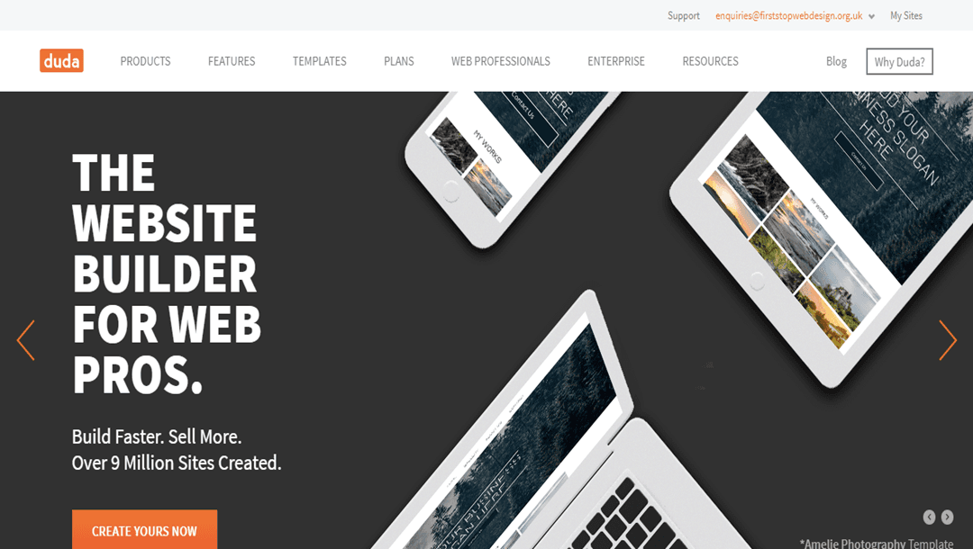 Duda website