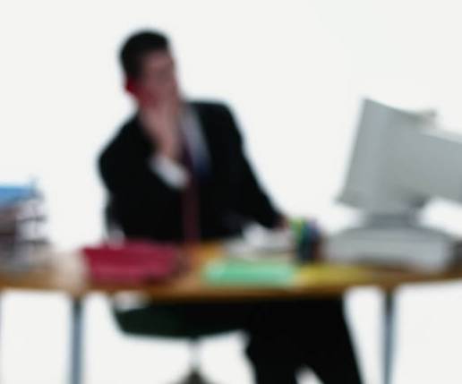 man using a computer
