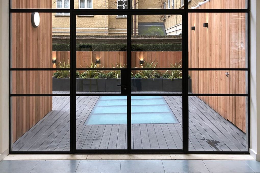 Metal framed windows