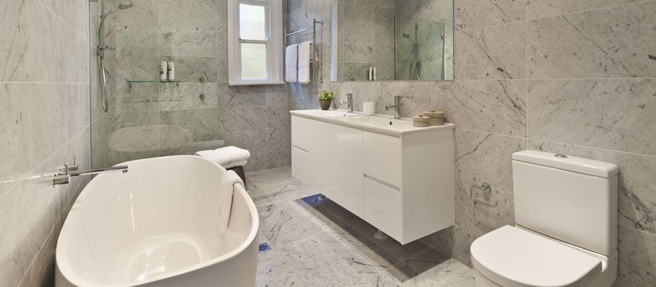 bathroom interiors