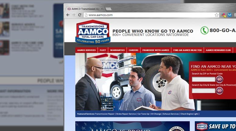 Portfolio - AAMCO Total Car Care Website