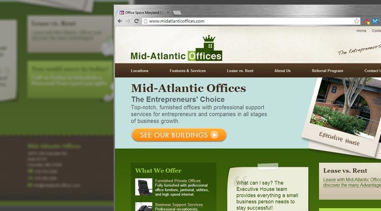 Portfolio - Mid-Atlantic Offices Website