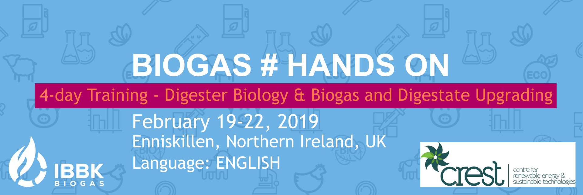 Biogas #Hands On Training - February 2019, Enniskillen, Northern Ireland Biogas #Hands On Training - February 2019, Enniskillen, Northern Ireland