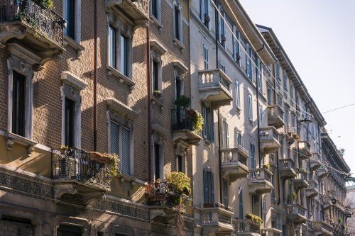 facciata esterna edifico storico- Decoralpi Cuneo