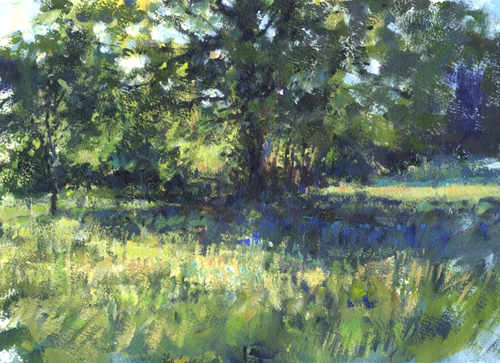 Gallery of landscape paintings Dordogne Wiltshire
