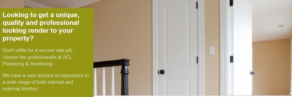 Rendering specialists & plasterers