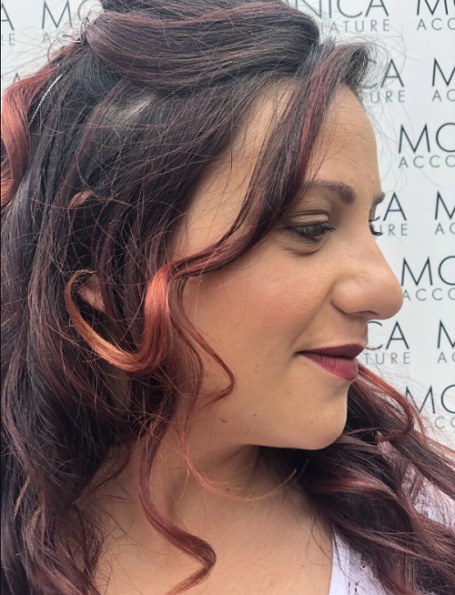 trucco per cliente del salone