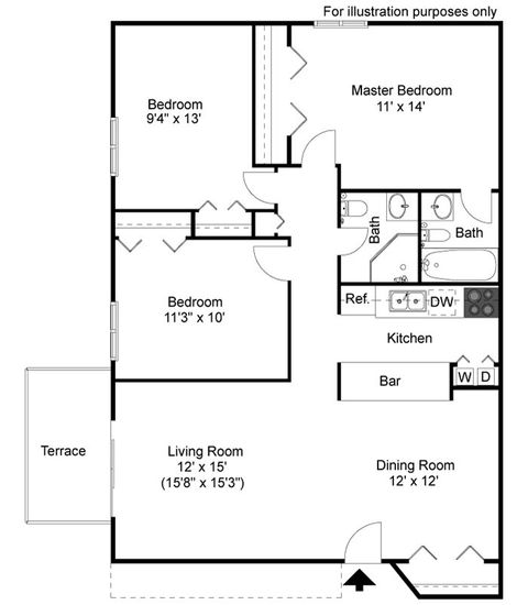 Dogwood floorplan at Hunter's Ridge