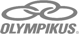 Un logotipo en blanco y negro para Olympikus sobre un fondo blanco.