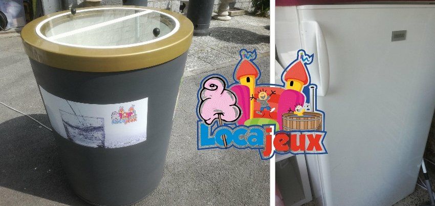 party cooler et frigo a louer