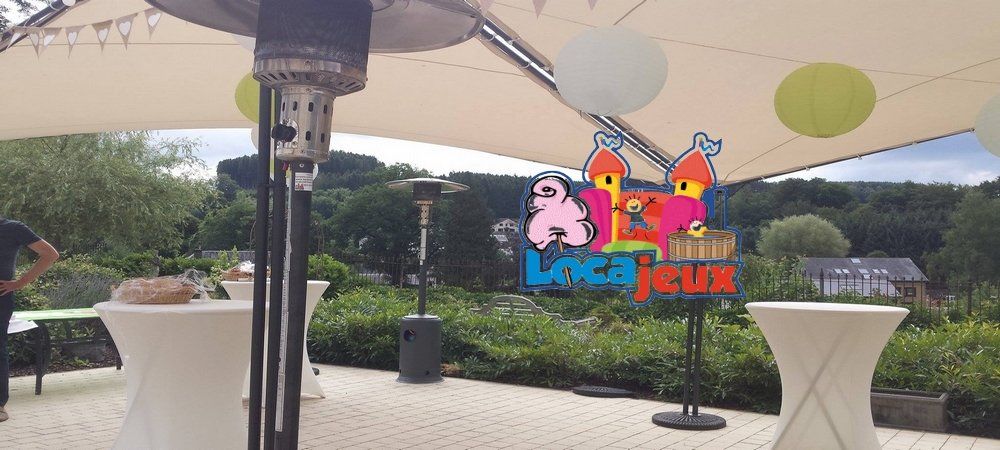 chauffage terrasse parasol