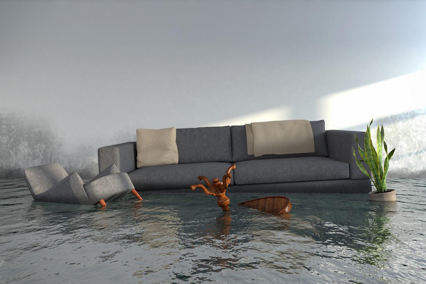 Flood Damage — Flooded Sofa in Harrisburg, PA